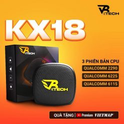 Bộ Android Box VRTECH KX-18 Chính Hãng, 3 Phiên Bản CPU 8 Nhân QCM2290, QCM6225, QCM6115 Android 13 dành cho ô tô