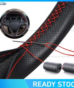 [Mã CLS2404B giảm 30k đơn 99k] Bọc vô lăng xe hơi bằng da mềm kèm kim & chỉ may