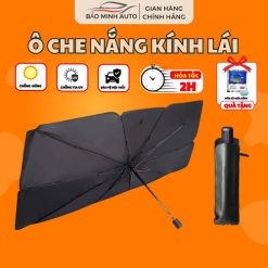 Ô Che Nắng Ô Tô, Ô Che Nắng Kính Lái Ô Tô Phủ Bạc Cao Cấp Chống Nắng, Chống Tia UV Hiệu Quả, Bảo Hành 6 Tháng