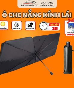 Ô Che Nắng Ô Tô, Ô Che Nắng Kính Lái Ô Tô Phủ Bạc Cao Cấp Chống Nắng, Chống Tia UV Hiệu Quả, Bảo Hành 6 Tháng