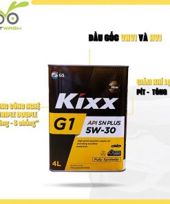 Nhớt ô tô Kixx G1 5W30 API SN Plus 4L [MIỄN PHÍ CÔNG THAY NHỚT]